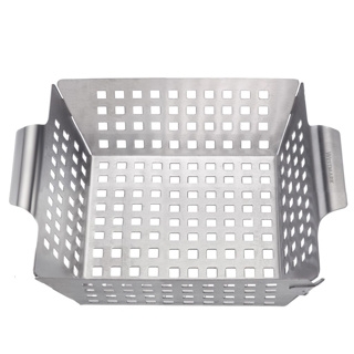 Perforowany kosz do grilla ze stali nierdzewnej, 21,5 x 26,5 cm - Westmark