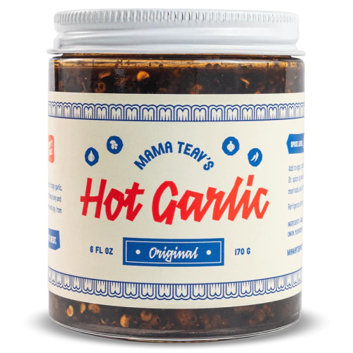 Mama Teav's Hot Garlic Chili Crisp, 170 g