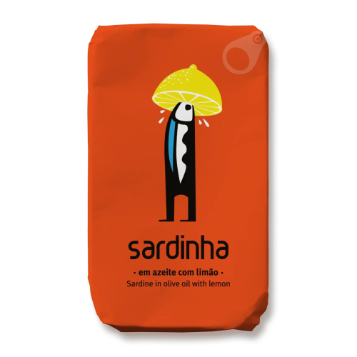 Sardynki w oliwie z oliwek, Cytryna, 120 g - Sardinha