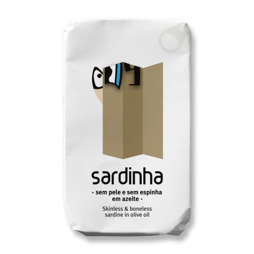 Sardynki w Oliwie z Oliwek, Bez Skóry i Ości, 120 g - Sardinha