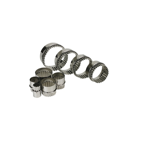 Wykrawacze dwustronne, gładkie i faliste, zestaw 9 sztuk - Schneider