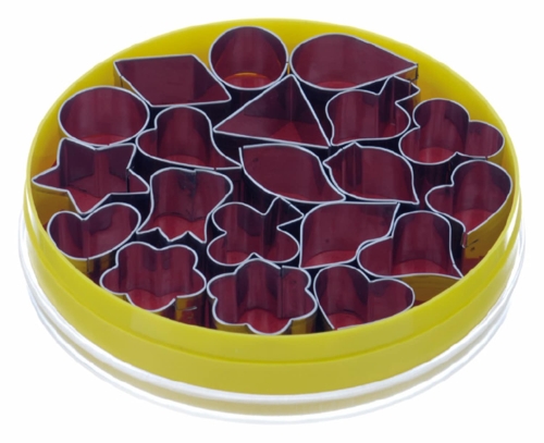 Małe wykrawacze, mieszane formy, zestaw 20 elementów - Schneider