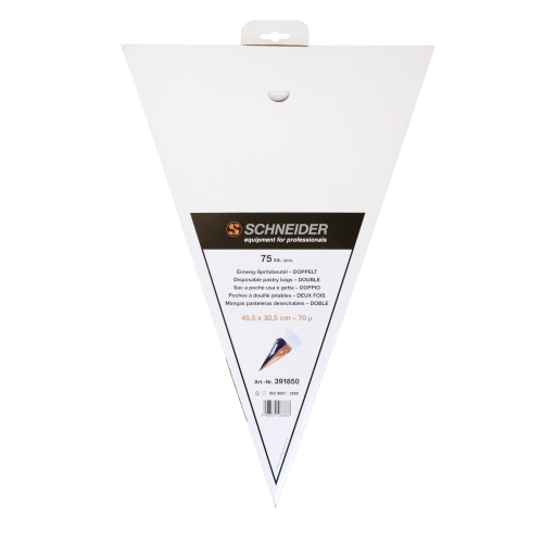 Worki do szprycowania na dwa nadzienia, 75-pak - Schneider