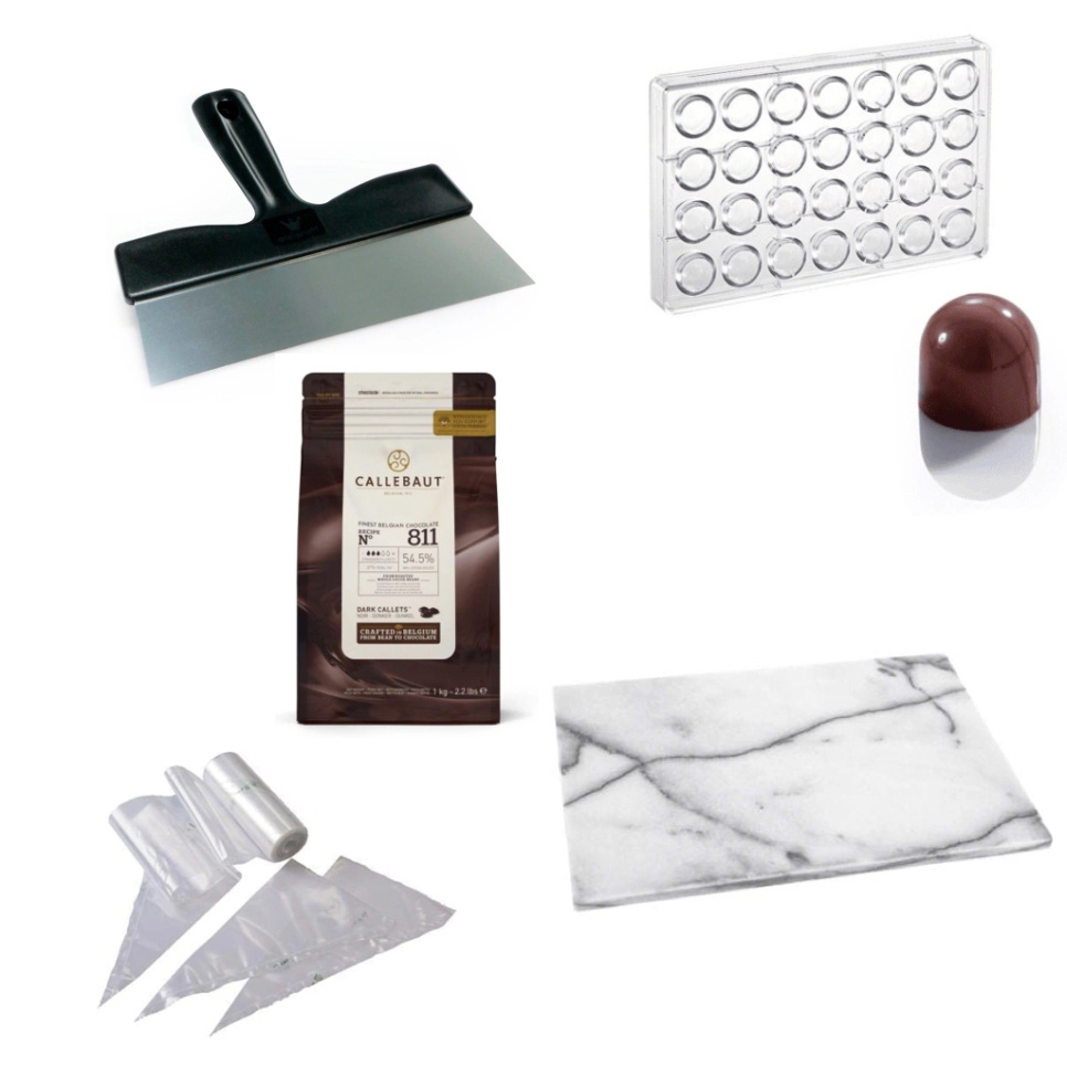 Zestaw do robienia pralinek w grupie Pieczenie / Przybory do pieczenia / Przybory do czekolady w The Kitchen Lab (1317-26946)