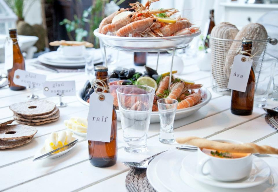 Taca z aluminium na owoce morza, prosta - Agnelli