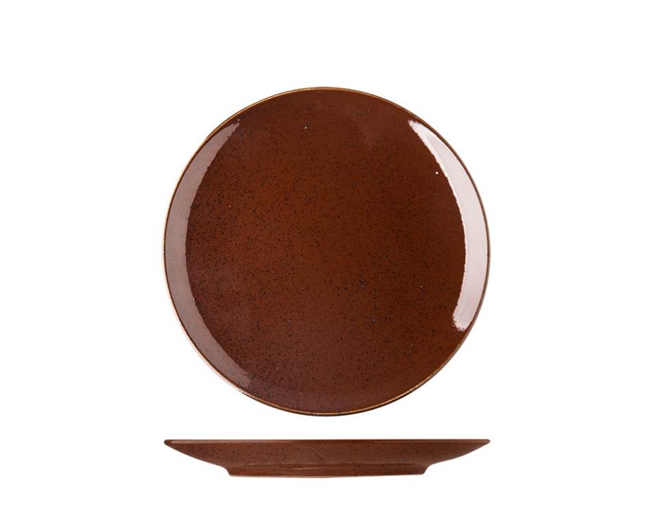 Talerz płytki 21 cm, Lifestyle Cacao - Lilien w grupie Nakrycie stołu / Talerze, miseczki i inne naczynia / Talerze w The Kitchen Lab (1069-20438)