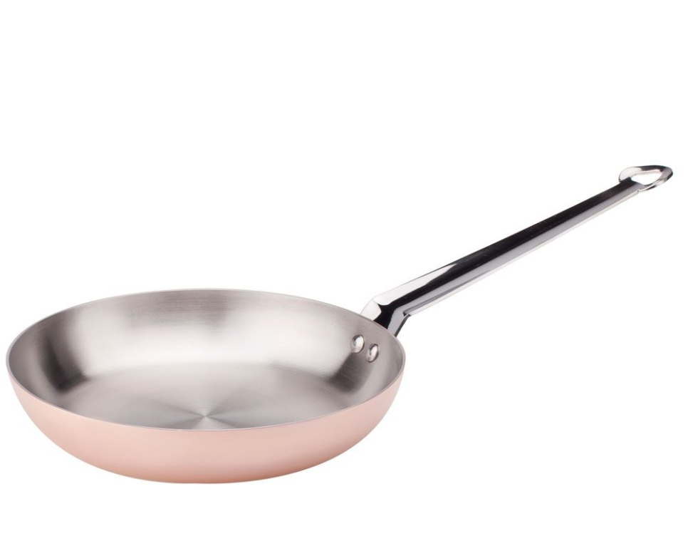 Głęboka patelnia miedziana na indukcję, wewnątrz stal nierdzewna, 28 cm - Agnelli w grupie Gotowanie / Patelnia / Patelnie Saute w The Kitchen Lab (1069-26447)