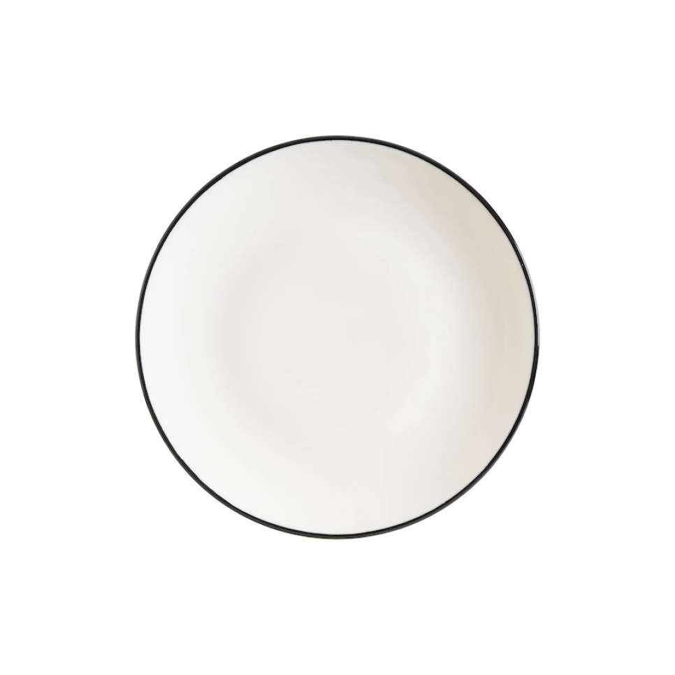 Talerz 25 cm, Gourmet Linea Black - Bonna w grupie Nakrycie stołu / Talerze, miseczki i inne naczynia / Talerze w The Kitchen Lab (1069-31844)