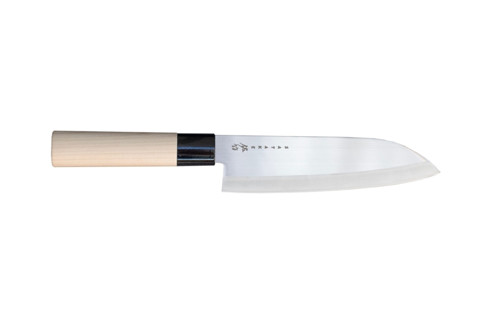 Santoku, 17 cm, Houcho-Satake w grupie Gotowanie / Noże kuchenne / Noże Santoku w The Kitchen Lab (1070-10528)