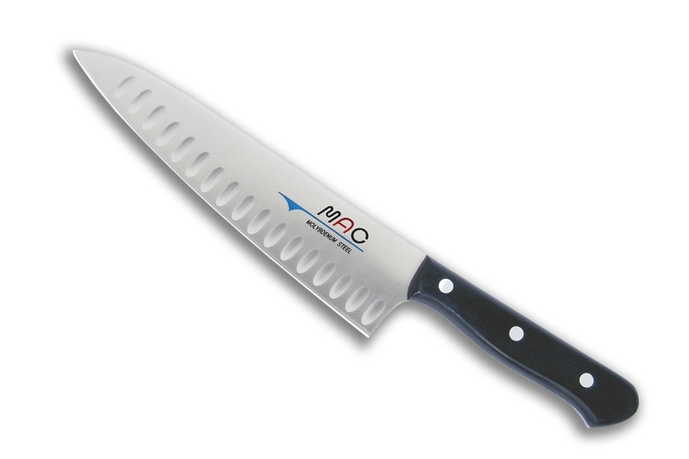Nóż szefa kuchni, 20 cm, ryflowany, Chef - MAC w grupie Gotowanie / Noże kuchenne / Noże szefa kuchni w The Kitchen Lab (1070-10642)