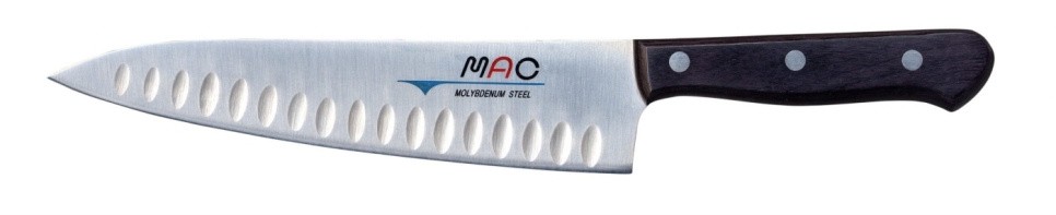 Nóż szefa kuchni, 20 cm, ryflowany, Chef - MAC