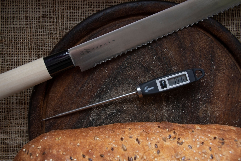 Termometr uniwersalny, czarny - Mingle