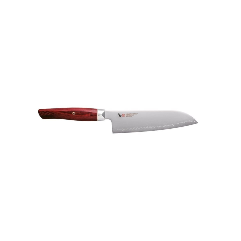 Santoku, 18 cm, Revolution Red - Mcusta/Zanmai w grupie Gotowanie / Noże kuchenne / Noże Santoku w The Kitchen Lab (1070-17348)