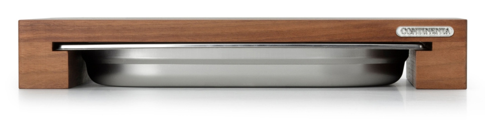 Deska do krojenia z szufladą z drewna orzecha włoskiego - Continenta Deska do krojenia z szufladą z drewna orzecha włoskiego - Continenta