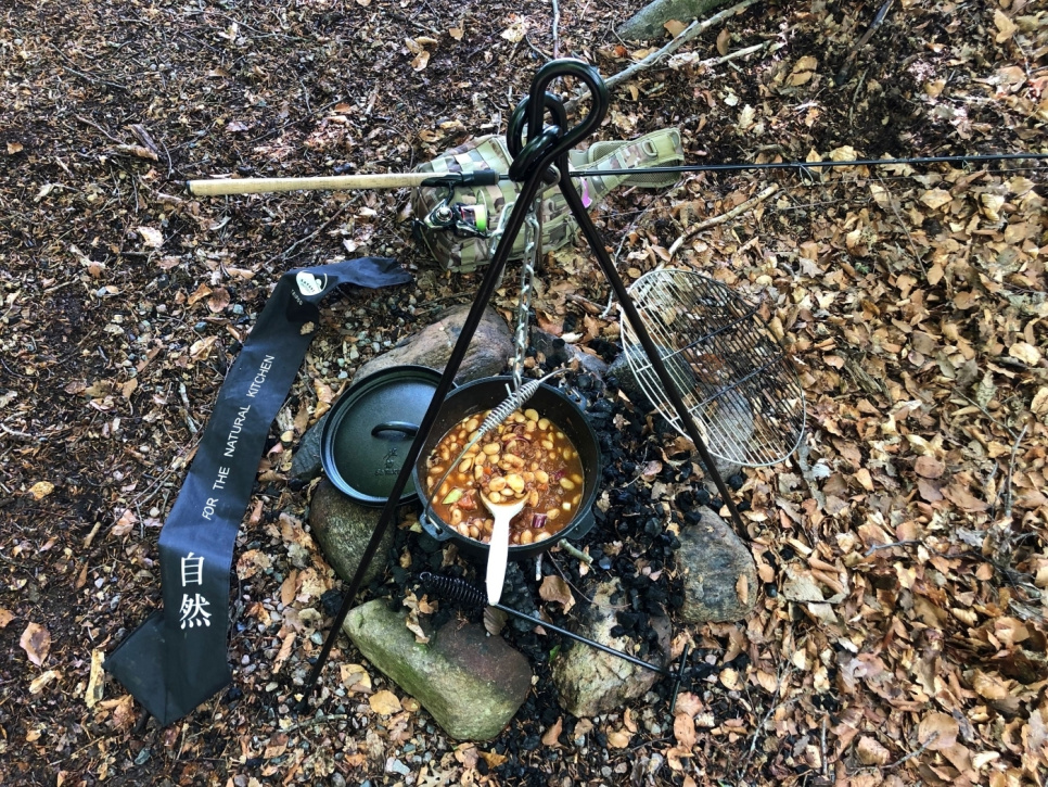 Tri-Pod Trójnóg, 1 łańcuch, hak i płócienna torba, mały - Satake