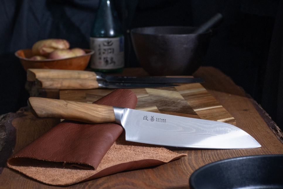 Santoku, 18 cm, Kaizen - Satake Santoku, 18 cm, Kaizen - Satake