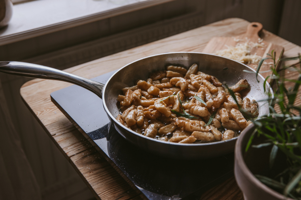  Patelnia ze stali nierdzewnej, Mathias Dahlgren - Culimat - 28 cm + 20 cm