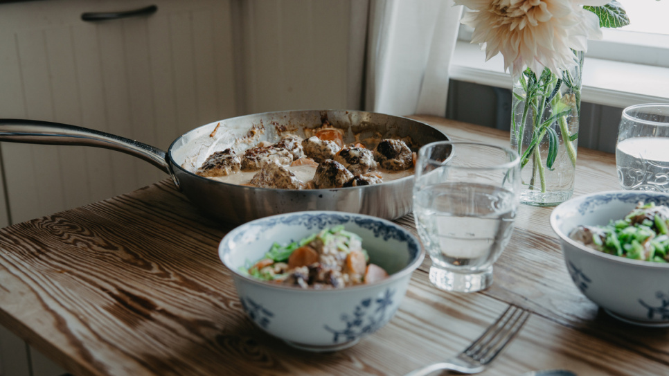  Patelnia ze stali nierdzewnej, Mathias Dahlgren - Culimat - 28 cm + 20 cm