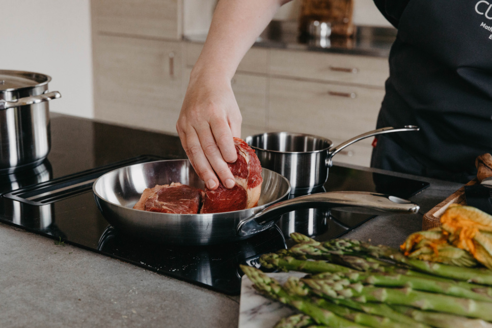  Patelnia ze stali nierdzewnej, Mathias Dahlgren - Culimat - 28 cm + 20 cm