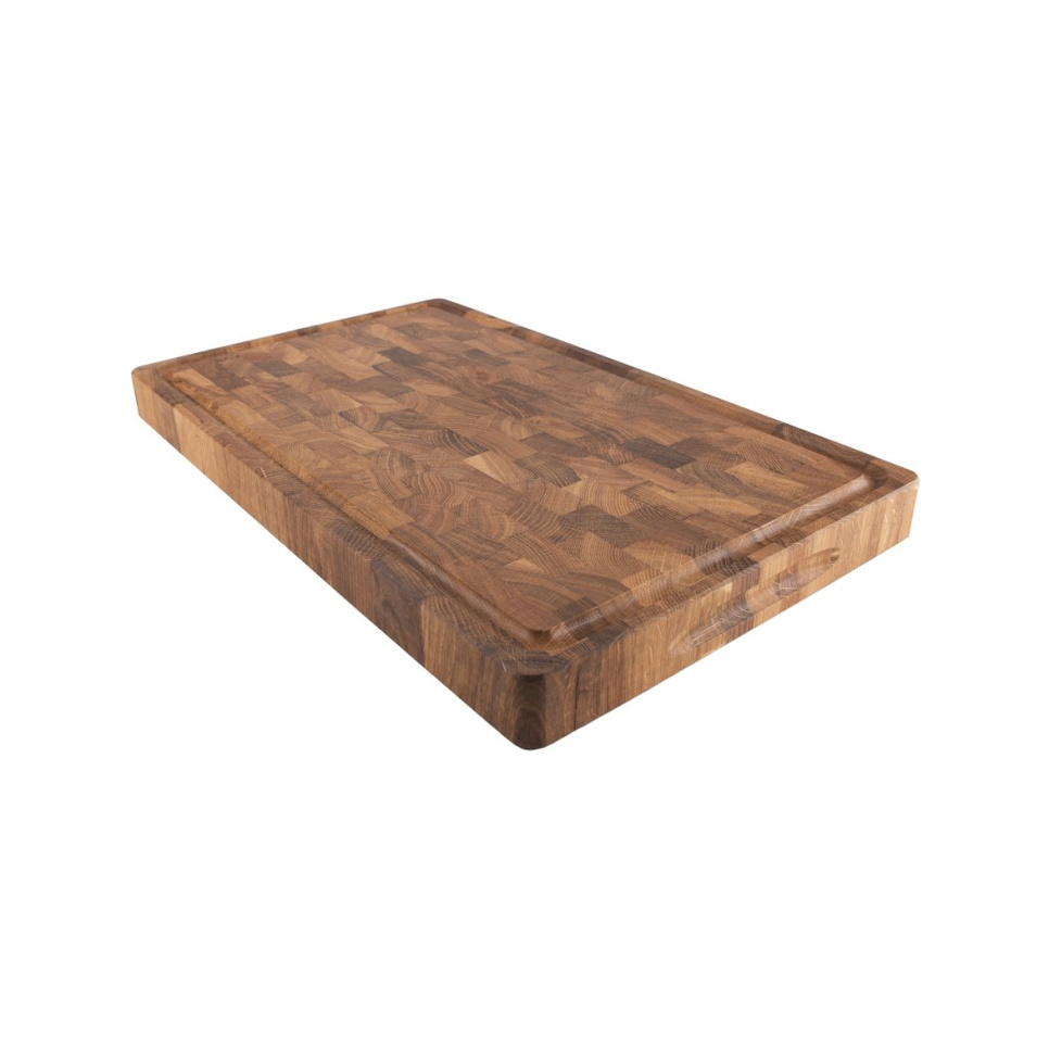 Deska do krojenia z drewna dębowego ze zsypem, 30x20x3 cm - Culimat w grupie Gotowanie / Przybory kuchenne / Deski do krojenia w The Kitchen Lab (1070-28355)