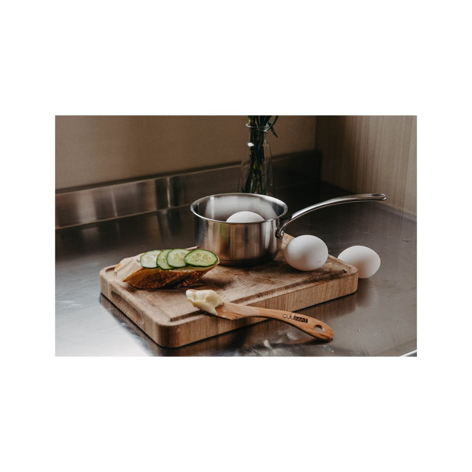 Deska do krojenia z drewna dębowego ze zsypem, 30x20x3 cm - Culimat