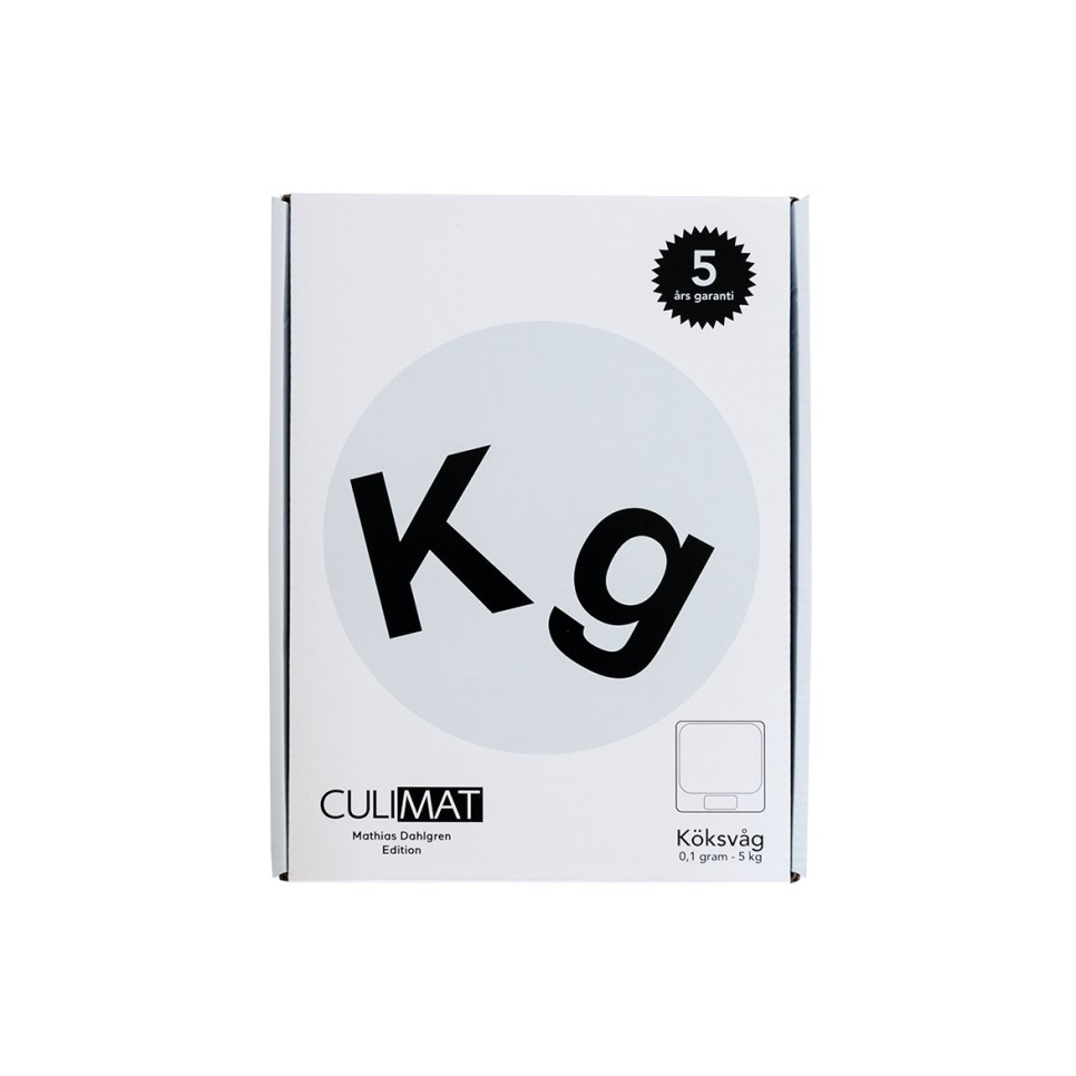 Cyfrowa waga kuchenna, 0,5gr - 5kg, Mathias Dahlgren - Culimat