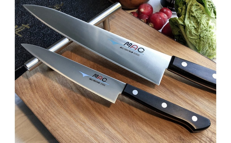 Zestaw noży, dwa noże w pudełku upominkowym, Chef - MAC Zestaw noży, dwa noże w pudełku upominkowym, Chef - MAC
