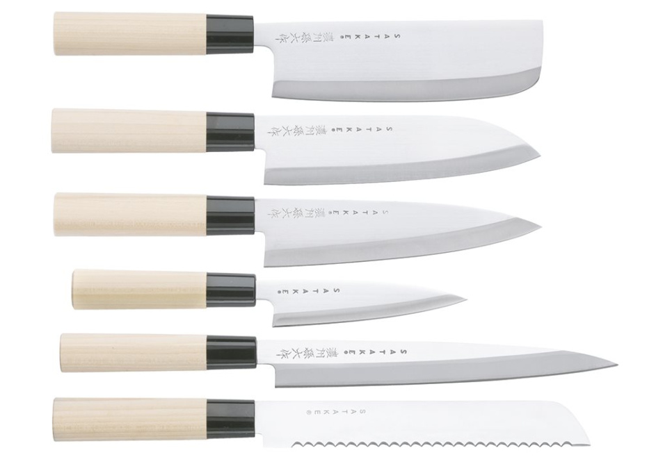 Houcho Knife set, 6 knives - Satake w grupie Gotowanie / Noże kuchenne / Zestaw noży w The Kitchen Lab (1070-33335)