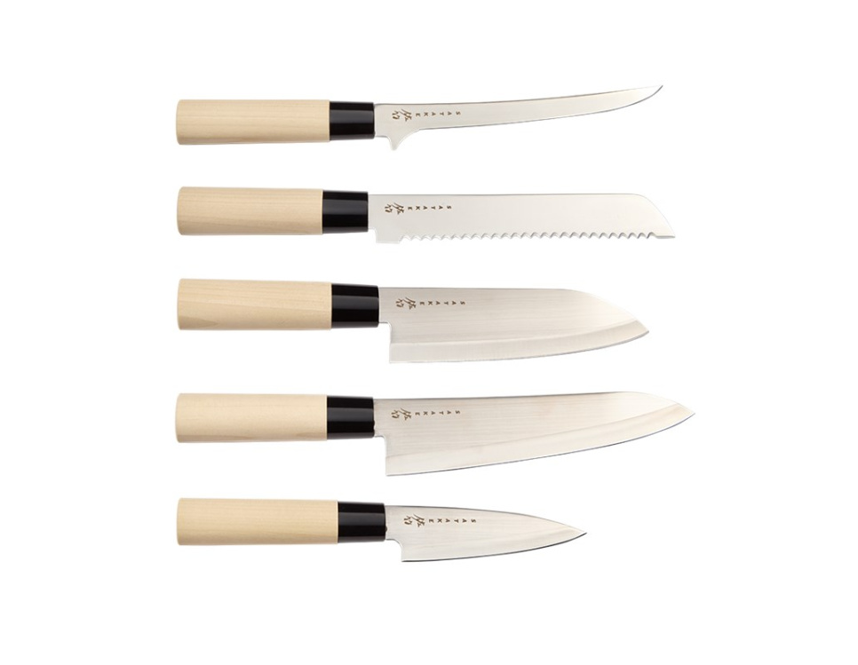 Houcho Knife set, 5 knives - Satake w grupie Gotowanie / Noże kuchenne / Zestaw noży w The Kitchen Lab (1070-33336)