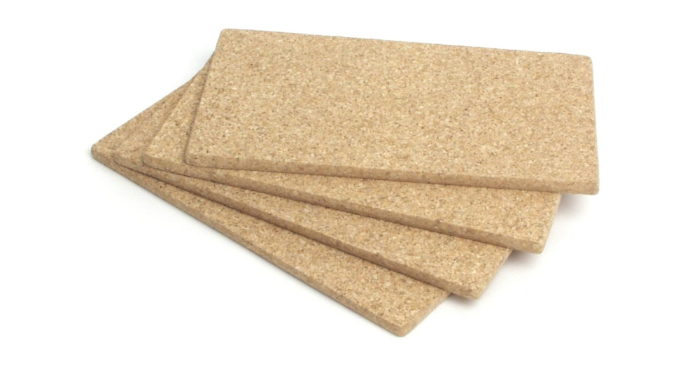 Podkładki korkowe, 30,5 x 16,7 cm, 4 szt. - Exxent
