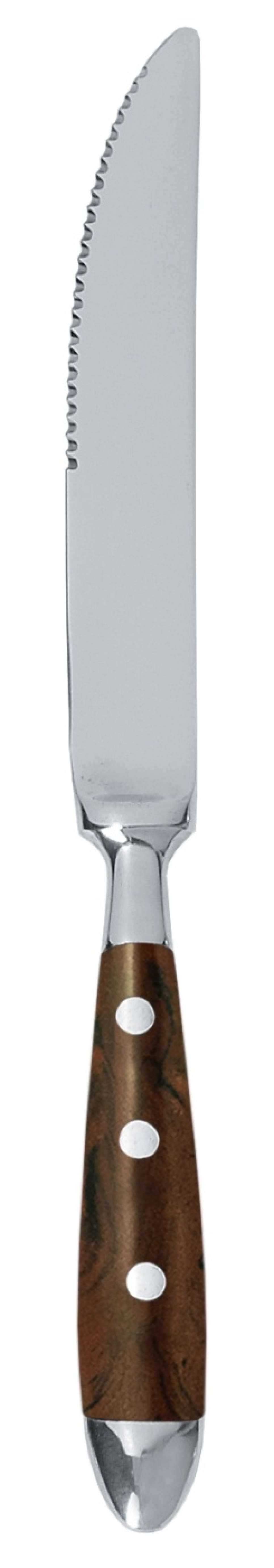 Nóż do grilla, brązowy, 215 mm - Exxent Gourmé w grupie Nakrycie stołu / Sztućce / Noże w The Kitchen Lab (1071-21732)