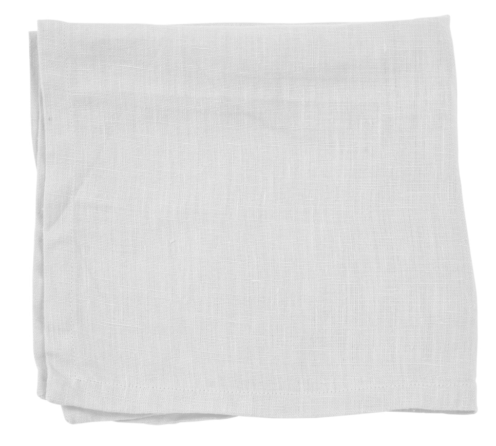 Lniana tkanina, biała, 160 x 330 cm - Xantia w grupie Nakrycie stołu / Inne do nakrycia stołu / Obrusy w The Kitchen Lab (1071-27796)