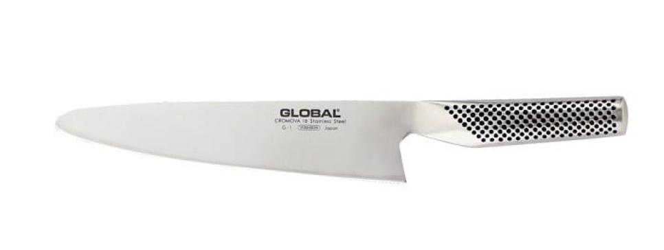 Nóż szefa kuchni Global G-1 21 cm, zaokrąglony czubek w grupie Gotowanie / Noże kuchenne / Noże szefa kuchni w The Kitchen Lab (1073-10390)