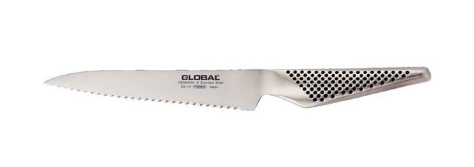 Global GS-14 Nóż uniwersalny 15 cm ząbkowany w grupie Gotowanie / Noże kuchenne / Noże użytkowe w The Kitchen Lab (1073-10453)