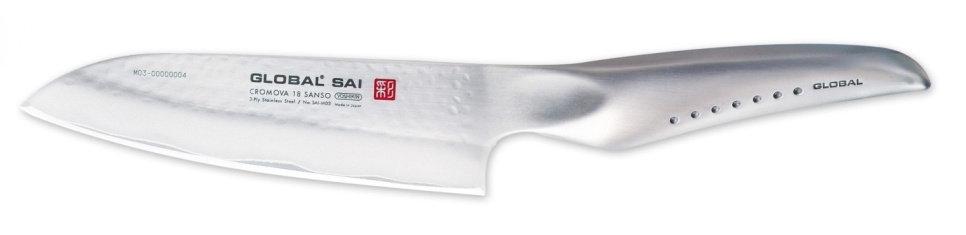 Nóż Santoku 13,5cm - Global Sai w grupie Gotowanie / Noże kuchenne / Noże Santoku w The Kitchen Lab (1073-11722)