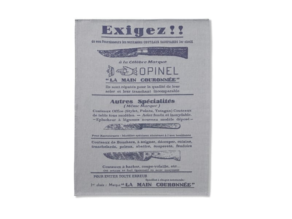 Ręcznik kuchenny 50 x 70 cm, Exigez Vitmönstad - Opinel w grupie Gotowanie / Tekstylia kuchenne / Ręczniki kuchenne w The Kitchen Lab (1073-13873)
