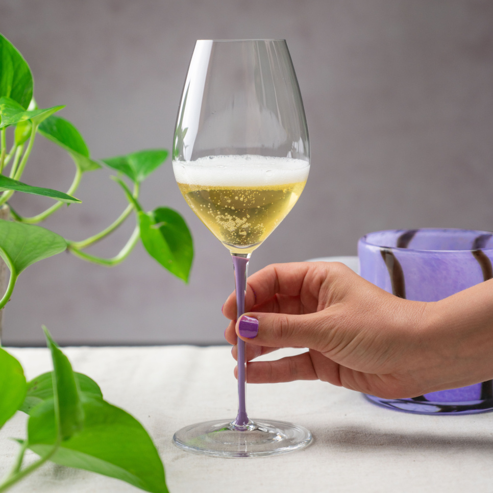 Champagne Wine, Violet, 1-pack, Fatto A Mano - Riedel