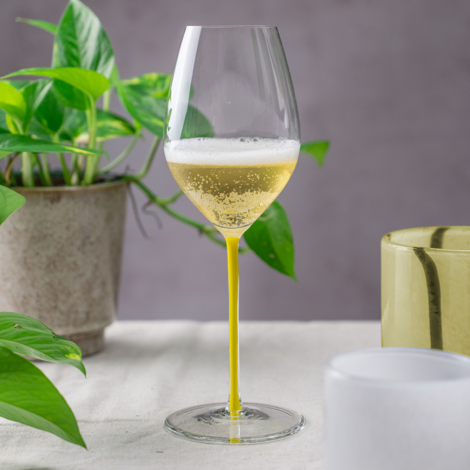 Champagne Wine, Yellow, 1-pack, Fatto A Mano - Riedel
