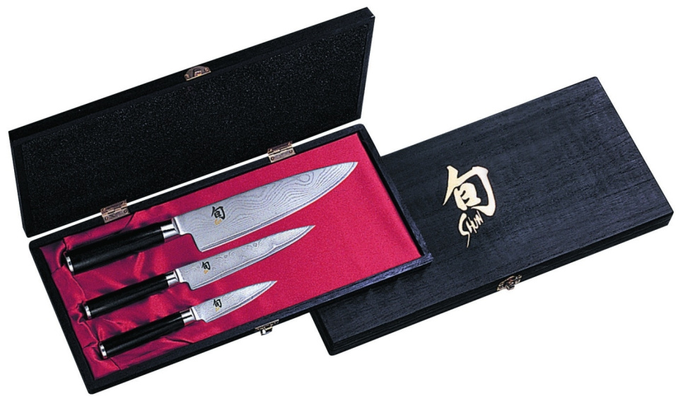 Zestaw noży, 3 szt., KAI Shun Classic, DM-0700, 0701 i 0706 w grupie Gotowanie / Noże kuchenne / Zestaw noży w The Kitchen Lab (1074-11646)