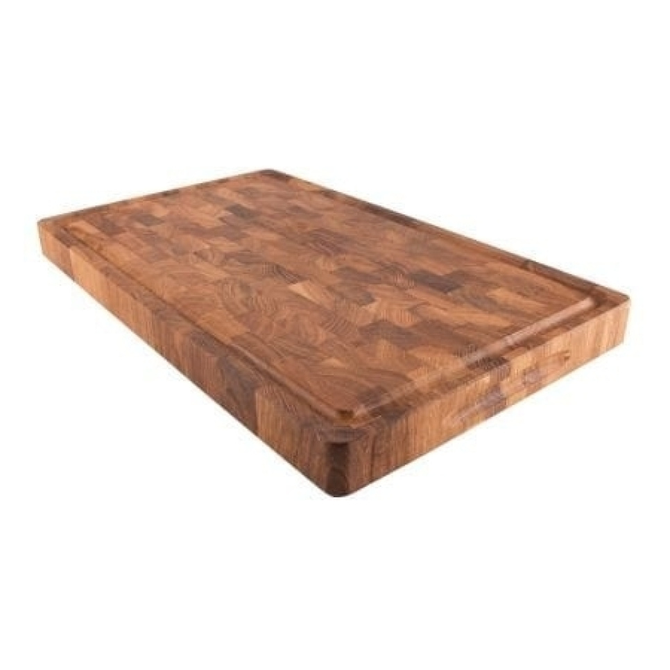 Deska do krojenia z rowkiem, z drewna dębowego , 50 x 30 x 4 cm - Culimat w grupie Gotowanie / Przybory kuchenne / Deski do krojenia w The Kitchen Lab (1074-13439)
