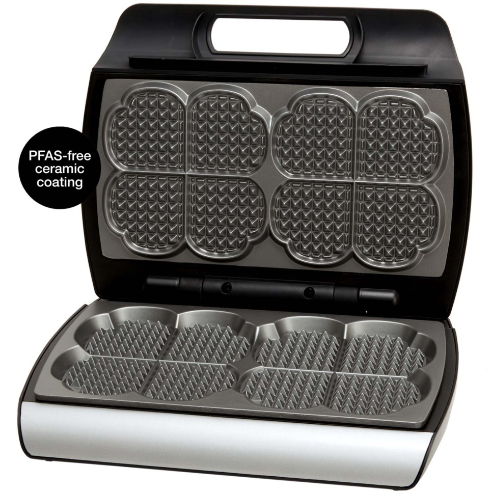 Gofrownica Elegance Sound, podwójna - Åviken w grupie Urządzenia kuchenne / Podgrzewanie i gotowanie / Gofrownice w The Kitchen Lab (1074-22862)