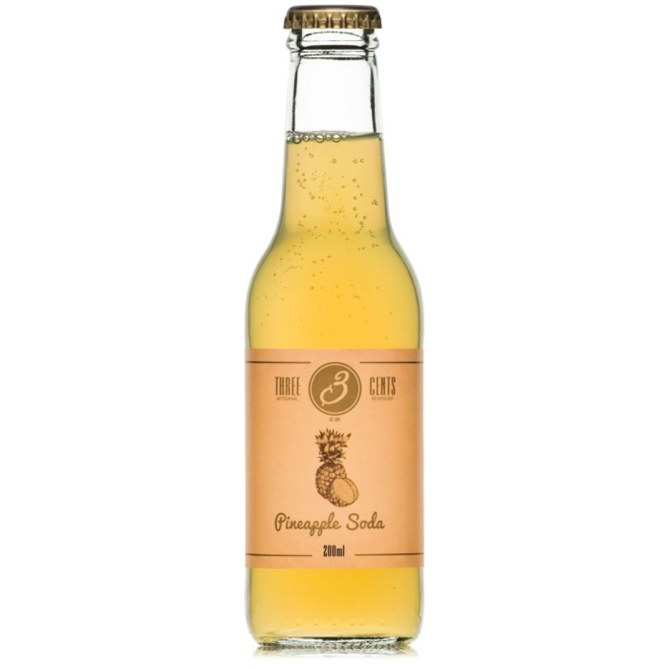 Pineapple Soda, 200 ml - Three Cents w grupie Gotowanie / Kolonialne w The Kitchen Lab (1083-28752)
