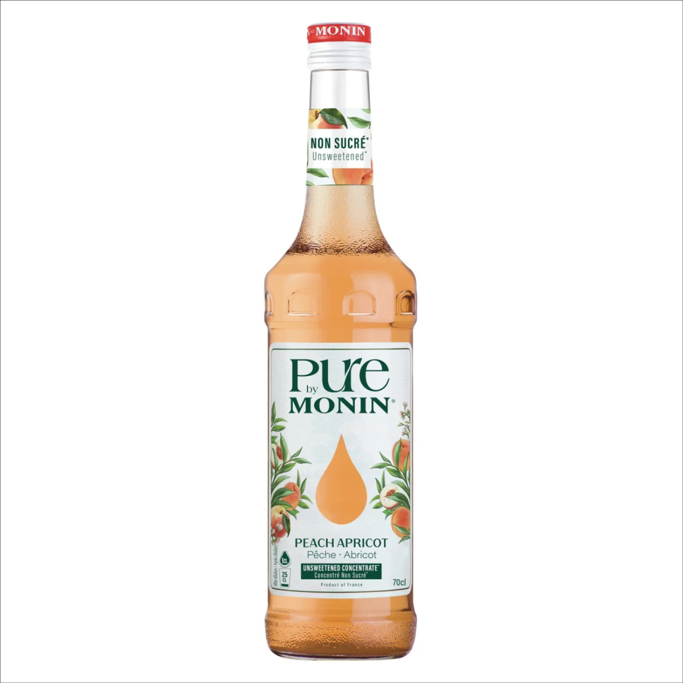 Pure by Monin Peach Apricot 70 cl w grupie Bar i wino / Wyposażenie baru / Inne wyposażenie baru w The Kitchen Lab (1083-31875)