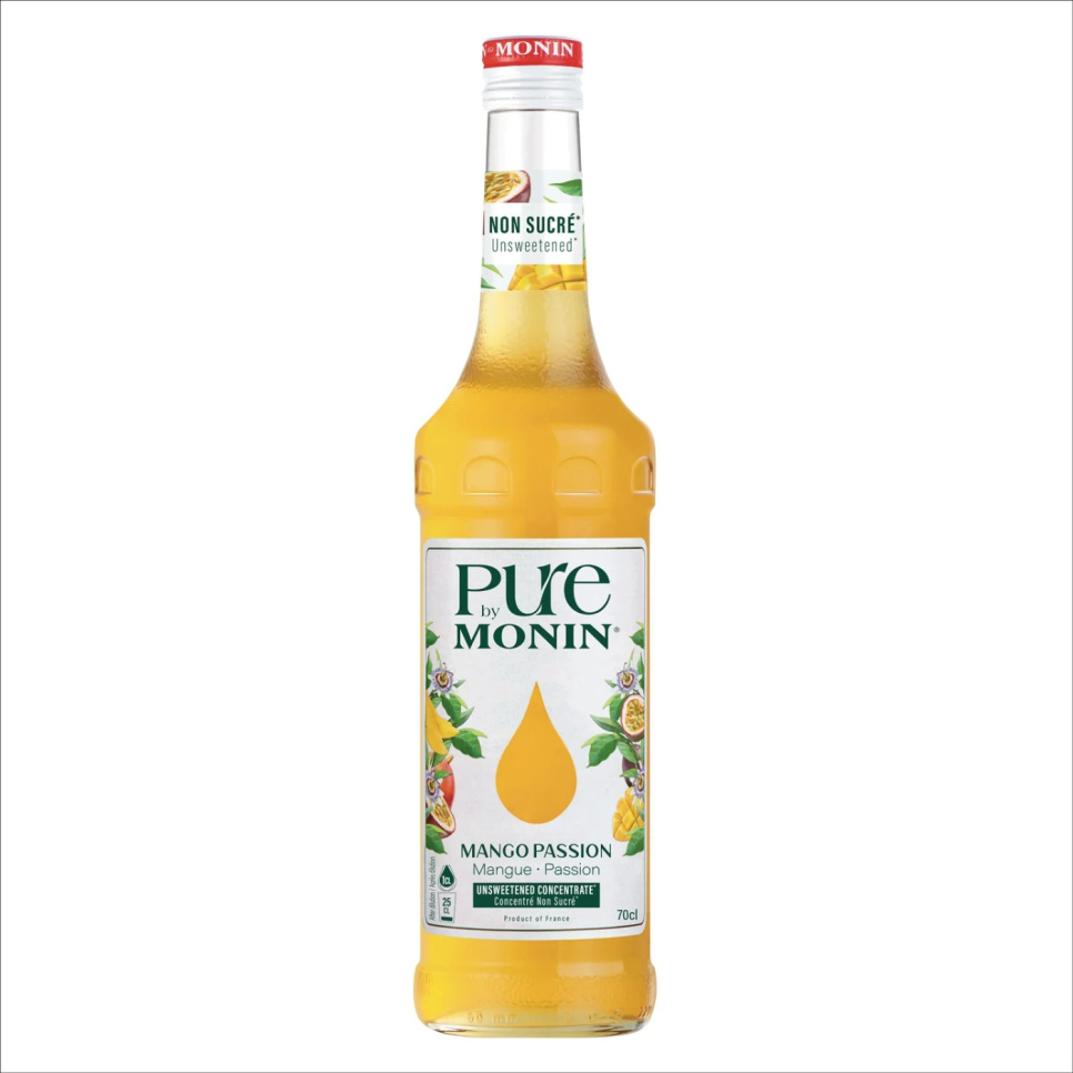 Pure by Monin Mango Passion 70 cl w grupie Bar i wino / Wyposażenie baru / Inne wyposażenie baru w The Kitchen Lab (1083-31876)