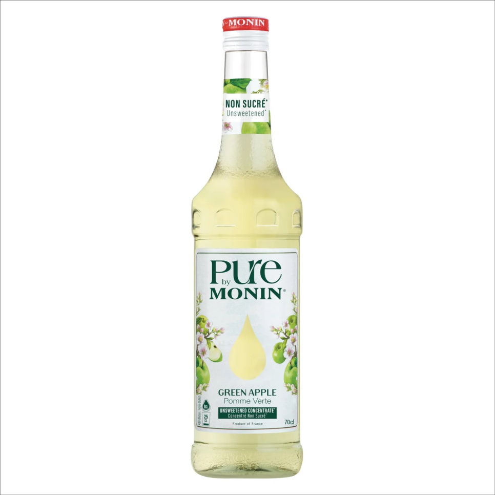 Pure by Monin Green Apple 70 cl w grupie Bar i wino / Wyposażenie baru / Inne wyposażenie baru w The Kitchen Lab (1083-31877)