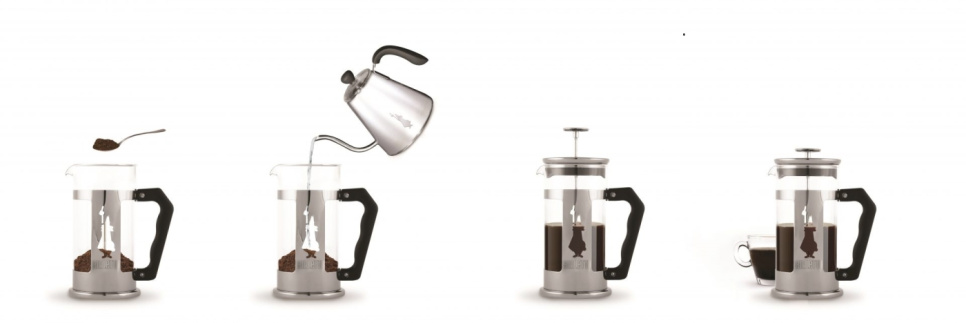 French press Preziosa, 8 filiżanek - Bialetti