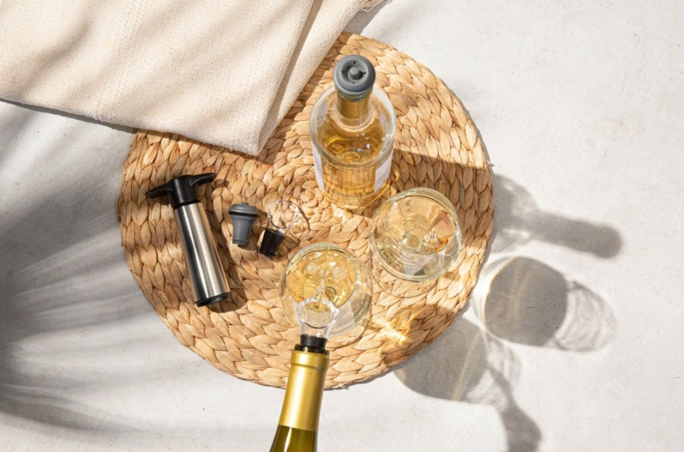 Słoik do przechowywania wina, stal nierdzewna - Vacuvin