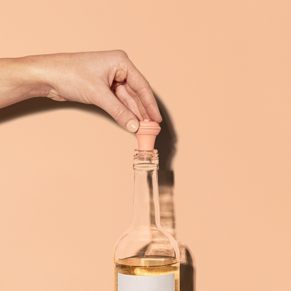 Zatyczki do wina Loop w różnych kolorach, 4-pak - Vacuvin