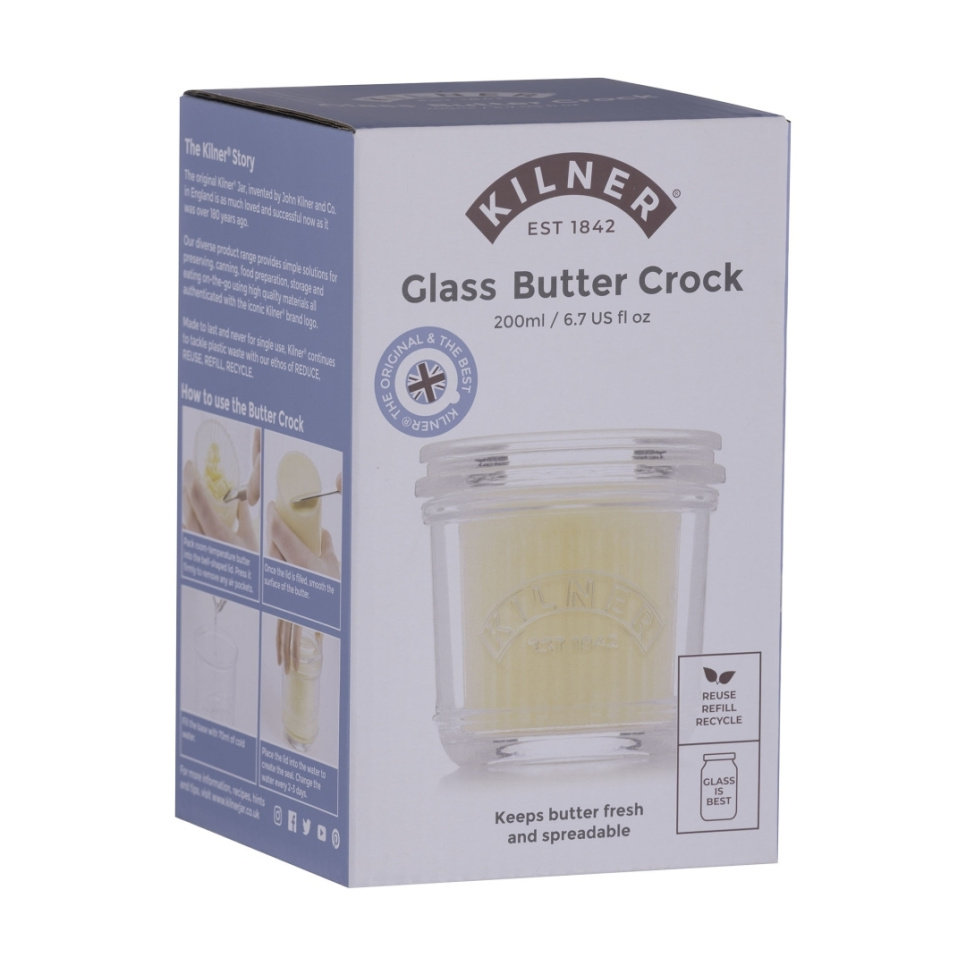 Dzwonek do masła w szklance - Kilner