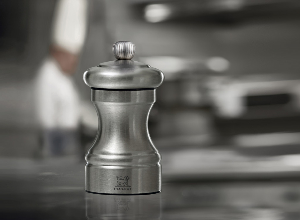 Młynek do Soli, 10 cm, Bistro Chef, Stal Nierdzewna - Peugeot